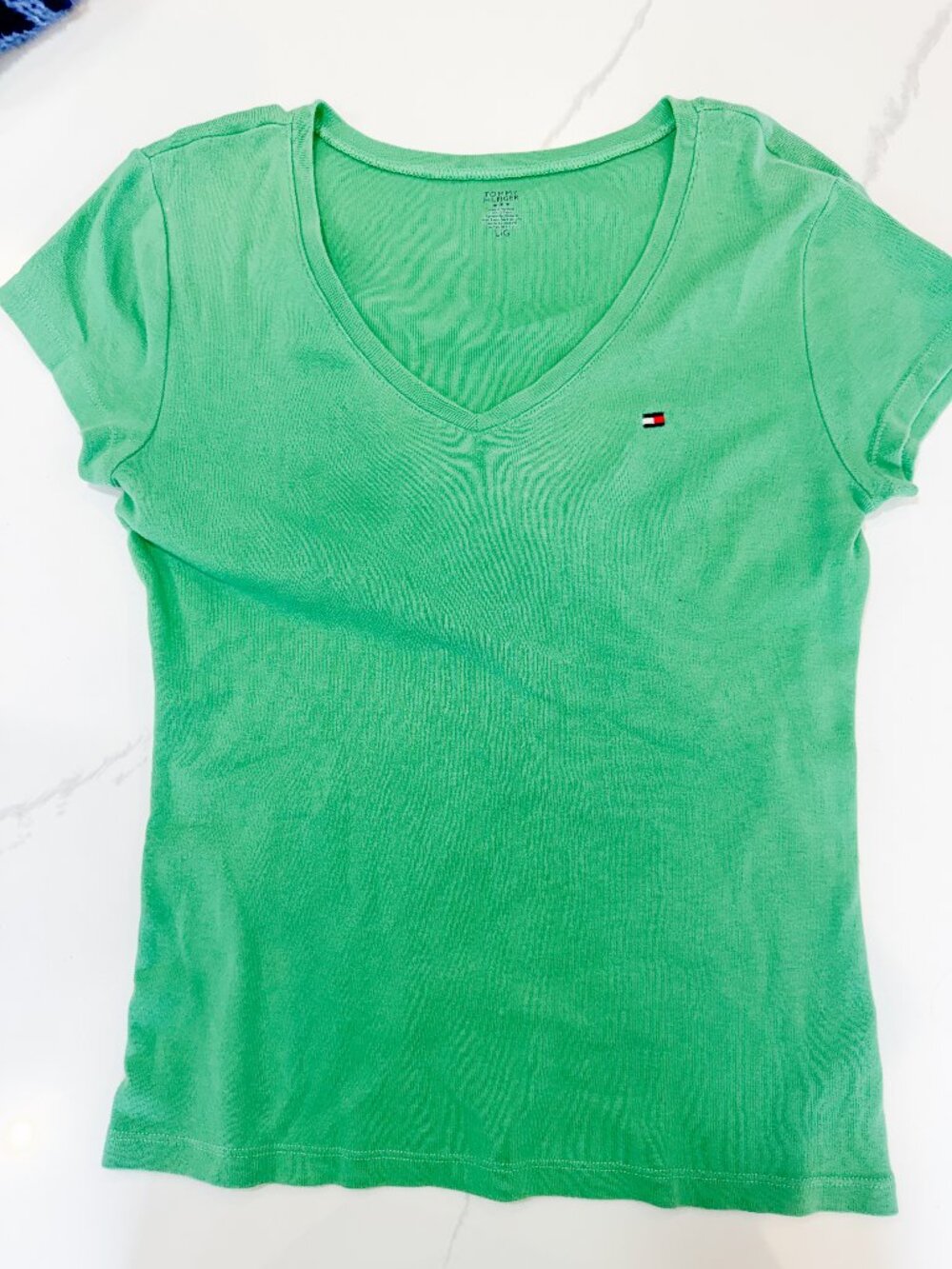 Green Tommy Hilfiger t-shirt